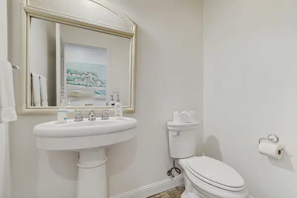Convenient half bath for added comfort during your stay.