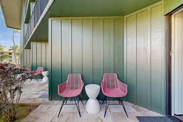 Lanai with outdoor seating for enjoying fresh air