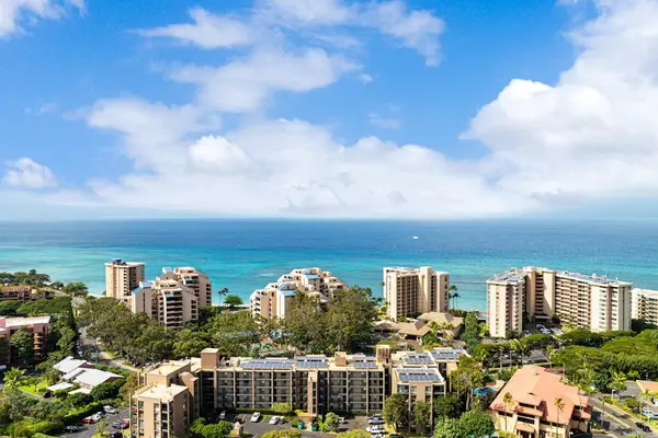 Island Skyline With Sparkling Ocean Backdrop