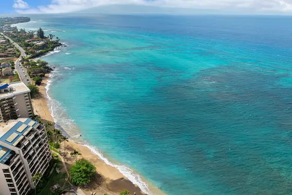 Breathtaking Aerial Coastline And Turquoise Waters