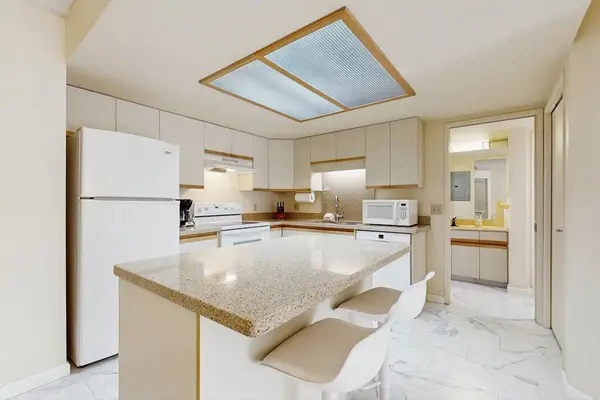 Open kitchen with generous counter space
