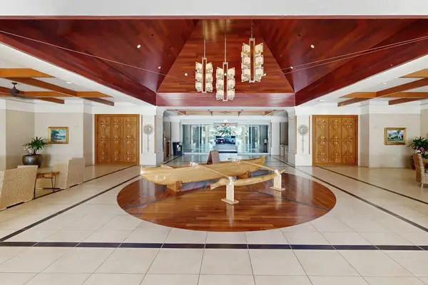 Luxurious Resort Lobby Welcome