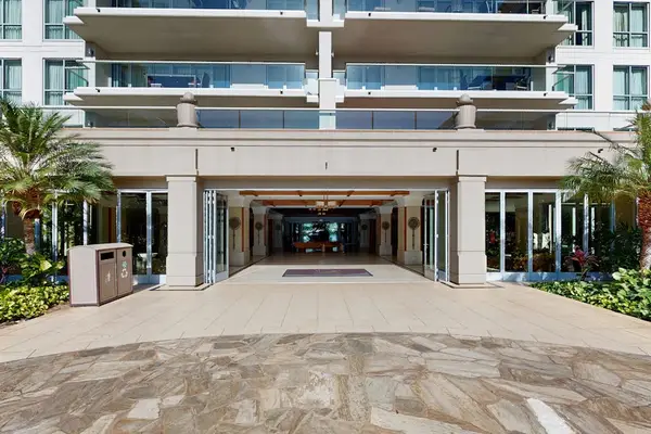 Elegant Resort Entrance Plaza