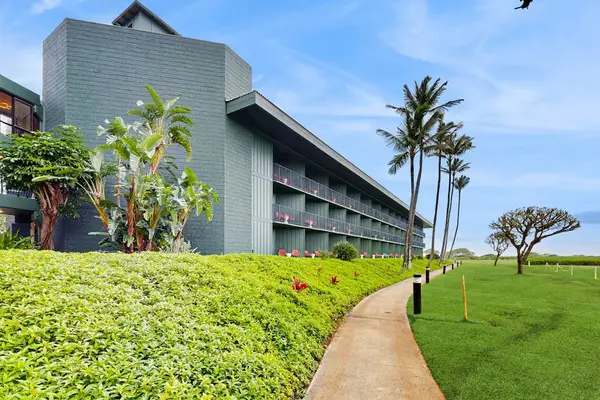 Serene Garden Walkway Through The Resort