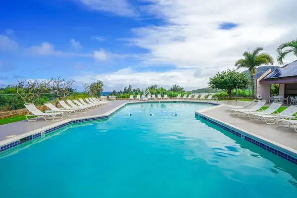 Sparkling Resort Pool Paradise