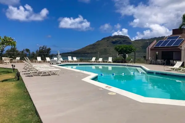 Sparkling Pool With Mountain Views