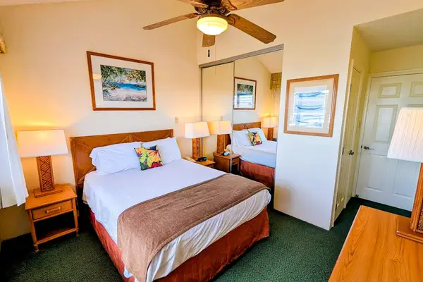 Inviting queen bedroom for a restful night's sleep
