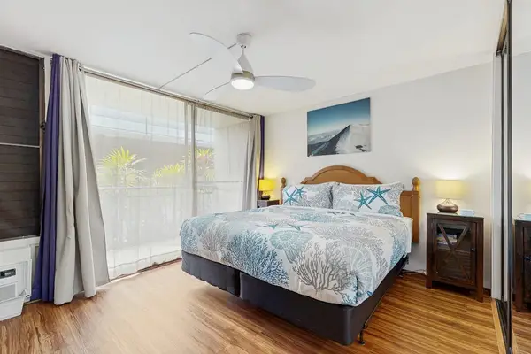 Bedroom with Ocean Breeze Sliding Doors
