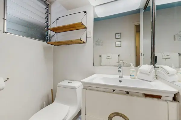 Unwind and feel refreshed with the convenience of a private shower area.
