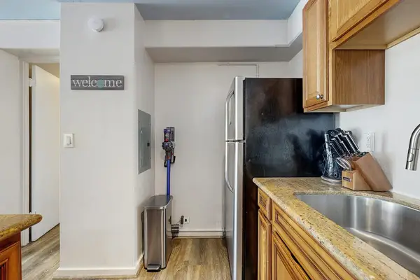 A modern and practical kitchen area offering the essentials for a comfortable stay.
