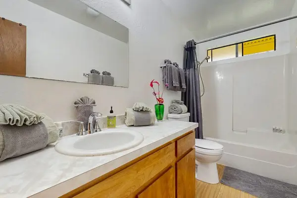 Clean Bathroom With Shower And Tub