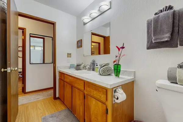 Fresh Full Bathroom With Vanity Space