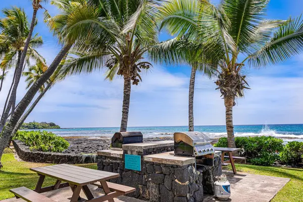 Gather Together For A Cookout Framed By Paradise Backdrops