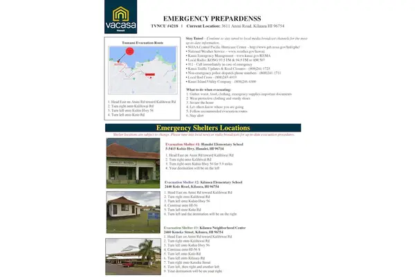 Review these emergency guidelines for important property safety information provided