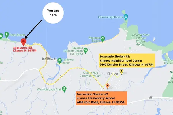 Map view highlights the home’s convenient location and surrounding attractions