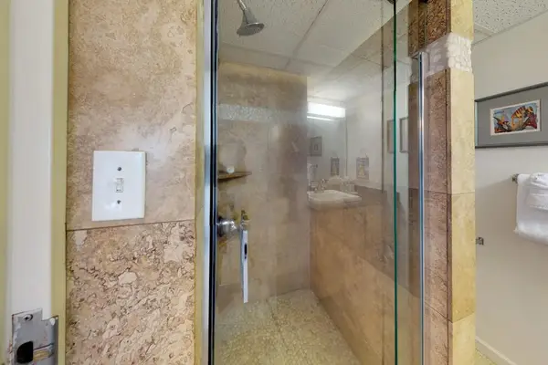 Walk In Shower With Elegant Finishes