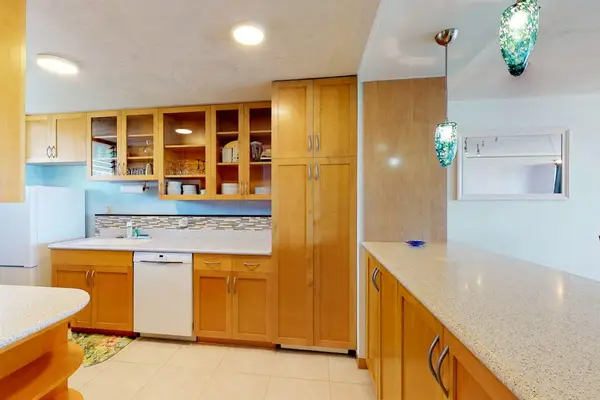 Enjoy a practical kitchen space for cooking during your stay.