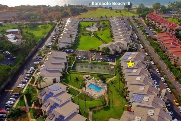 Aerial View Of Island Resort
