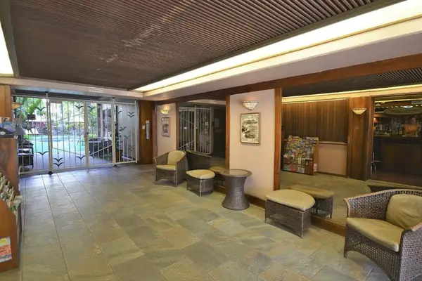 Step into a comfortable building lobby and easily access your home away from home.