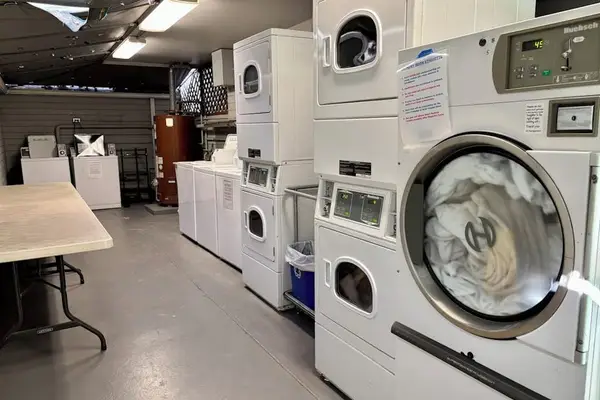 Keep your clothes fresh and clean with easy access to shared laundry amenities during your stay.