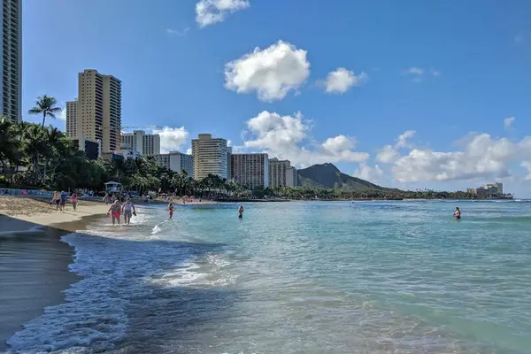 Relax by the famous Waikiki coastline and enjoy breathtaking sunsets, beach days, and island vibes.