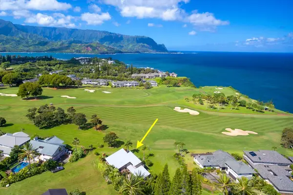 Aerial View Of Oceanfront Paradise