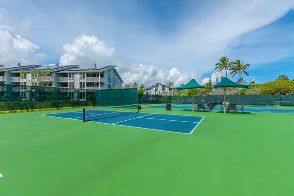 Spacious court for friendly competition and active play