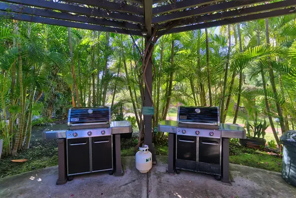 BBQ Area - Outdoor Covered Stainless Steel Gas Grills