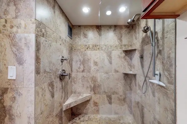Walk In Stone Rain Shower