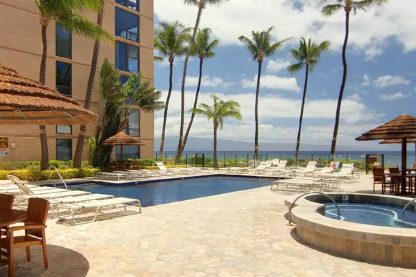 Resort Pool Steps From The Beach