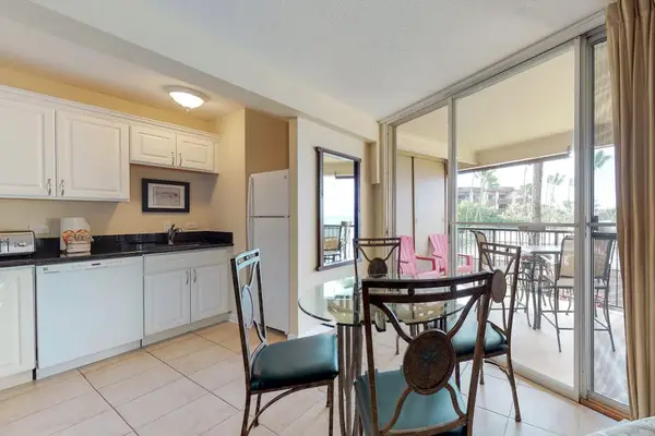 Oceanfront views from the dining area, whether on the balcony or inside.