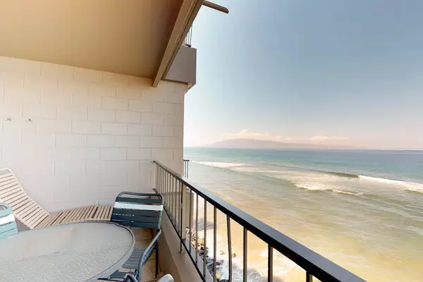 A private lanai that overlooks the ocean, and easy access to Lahaina's beautiful beaches.