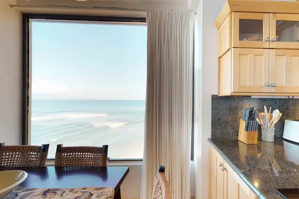 Picturesque window allowing for lots of natural light into the condo.