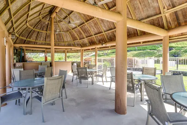 Covered Outdoor Pavilion with Ample Dining Seating
