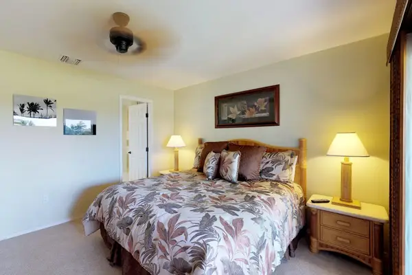 Primary King Suite with Tropical Decor & Ambient Lighting