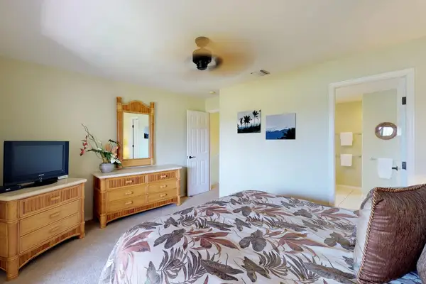 Primary King Suite Overview with TV & En-Suite Access