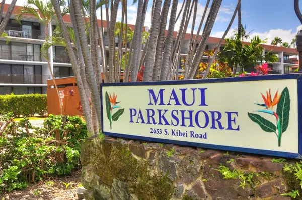Maui Parkshore Property Entrance Sign