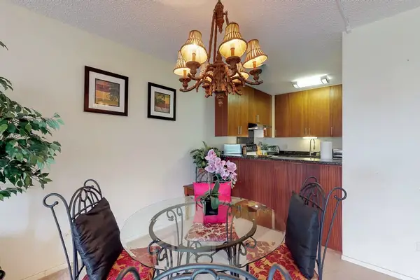 Dining area conveniently located beside the kitchen
