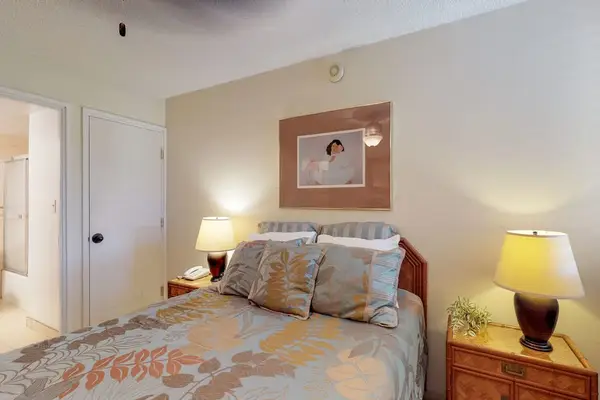 Cozy bedroom designed for a restful night’s sleep