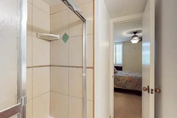 Convenient shower area for a refreshing start to the day