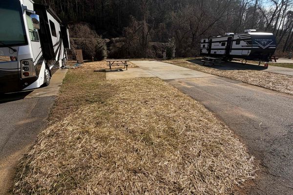 Creekfront RV Pad #63 close to Casino in Blue Ridge Mtns