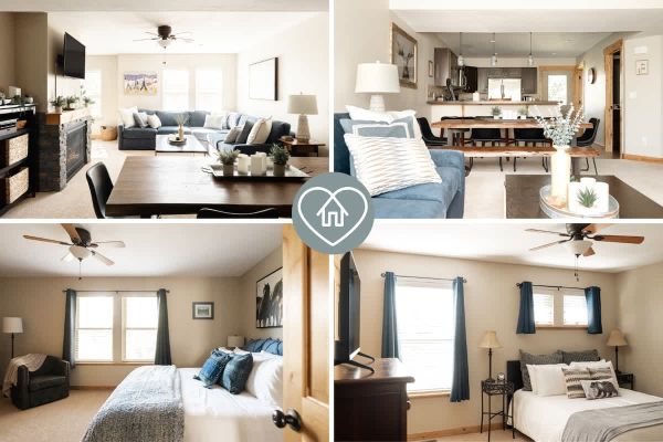 3 Bedrooms + Private Bathrooms | Rocky MTN Getaway