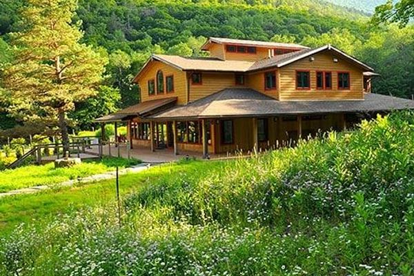 Wellness center with spa, yoga, meditation, Tibetan healing therapies, massage.