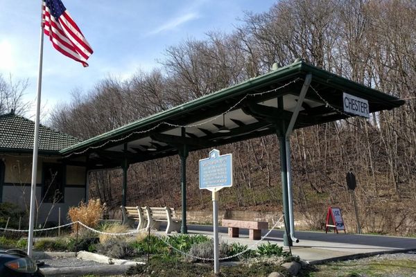 Chester 1915 Erie Depot