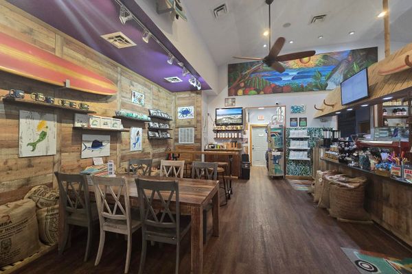 Morning view coffee house