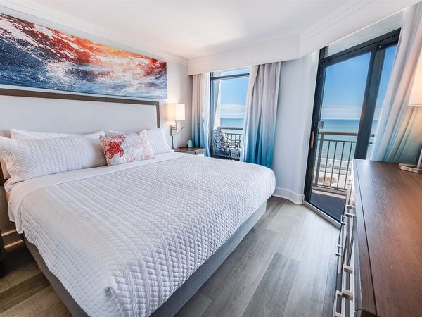 Bedroom with Oceanfront Views!