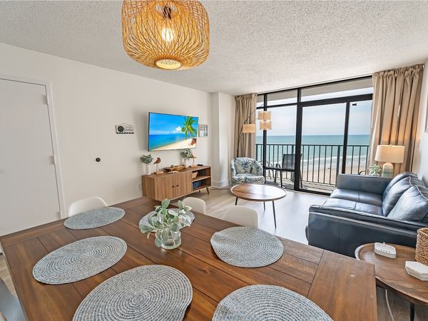 Large Living Area with Amazing Views of the Ocean, Beautifully Decorated
