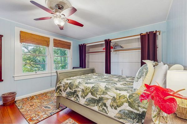 Serene Primary Bedroom With Garden Views