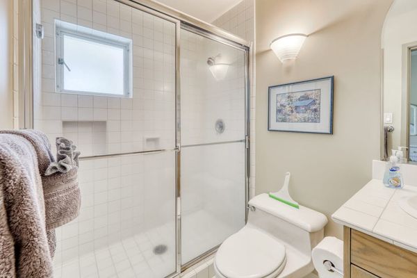 Modern Bathroom With Walk-In Shower