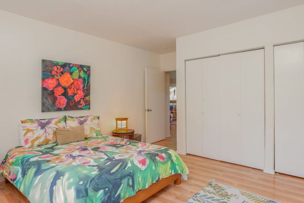 Spacious Guest Bedroom with Ample Closet Storage
